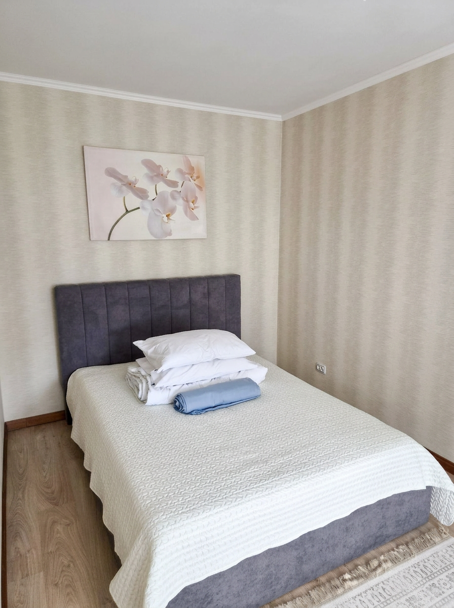 Bedroom with double bed